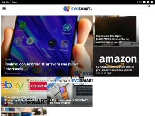 Screenshot sito: EvoSmart