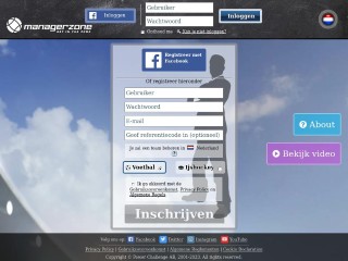 Screenshot sito: Managerzone