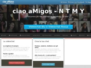 Screenshot sito: Ciao aMigos