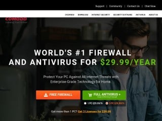 Screenshot sito: Comodo Personal Firewall