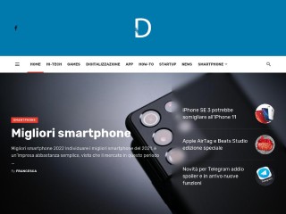 Screenshot sito: Digitalici.com