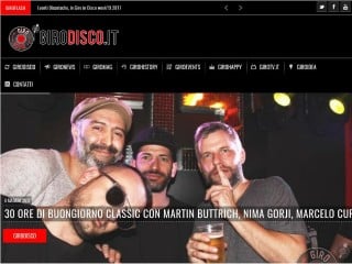 Screenshot sito: Girodisco.it