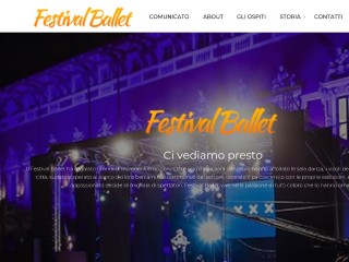 Screenshot sito: Festival Ballet