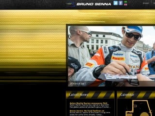 Screenshot sito: Bruno Senna