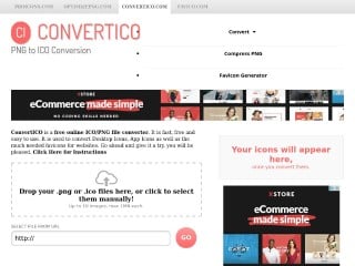 Screenshot sito: Convertico