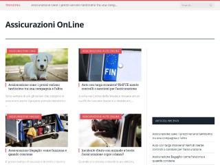 Screenshot sito: Assicurazioni-on-line.it