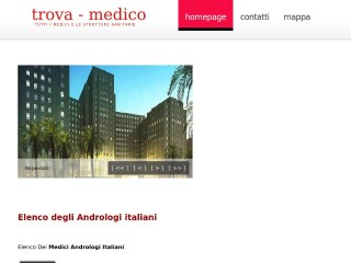 Screenshot sito: Trova-medico.com