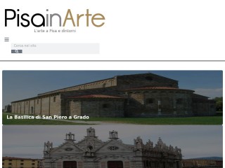 Screenshot sito: PisaInArte.it