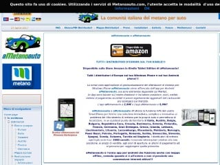 Screenshot sito: MetanoAuto