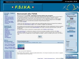 Screenshot sito: FSIVA