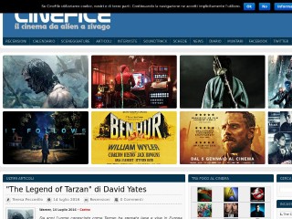 Screenshot sito: CineFile