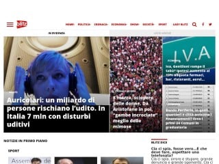 Screenshot sito: Blitz quotidiano