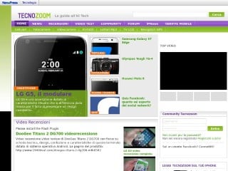 Screenshot sito: TecnoZoom.it