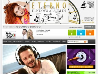 Screenshot sito: Radio Italia