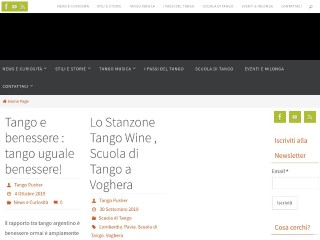 Screenshot sito: Tangopusher.it