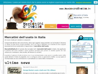 Screenshot sito: Mercatino.it