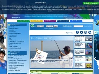 Screenshot sito: Fipsas