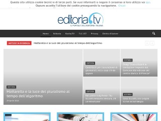 Screenshot sito: Editoria.tv
