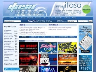 Screenshot sito: Italian Subs Addicted