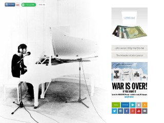 Screenshot sito: John Lennon