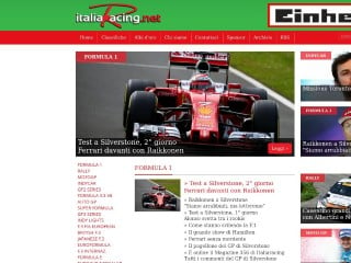 Screenshot sito: ItaliaRacing.net