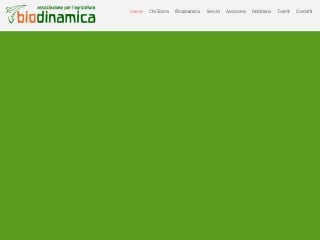 Screenshot sito: Biodinamica.org