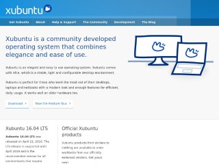Screenshot sito: Xubuntu