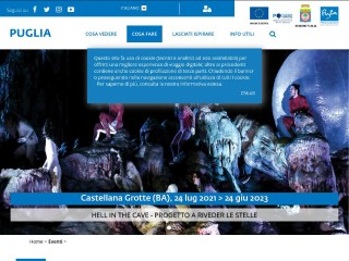 Screenshot sito: PugliaEvents