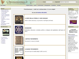 Screenshot sito: Christianismus.it