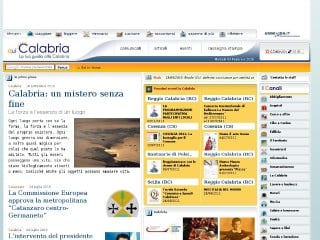 Screenshot sito: QuiCalabria.it