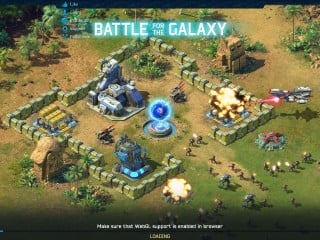 Screenshot sito: Battle for the Galaxy