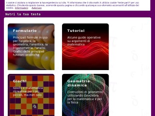 Screenshot sito: Math.it
