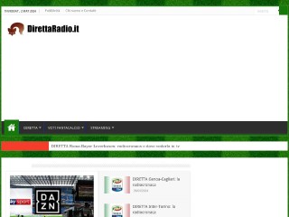 Screenshot sito: Direttaradio.it