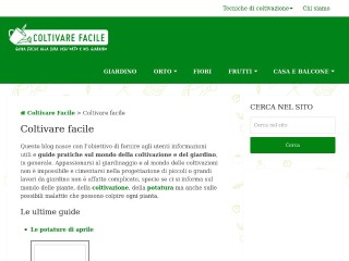 Screenshot sito: Coltivarefacile.it
