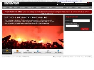 Screenshot sito: FantaClub