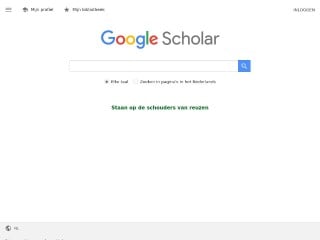 Screenshot sito: Google Scholar