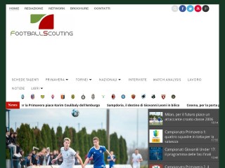Screenshot sito: FootballScouting.it