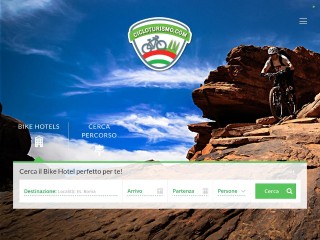 Screenshot sito: Cicloturismo.com