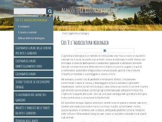 Screenshot sito: Agricoltura Biologica Online