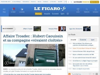 Screenshot sito: Le Figaro