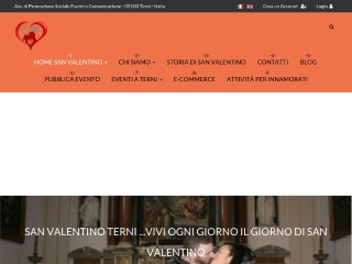Screenshot sito: San Valentino Terni