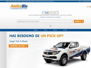 Screenshot sito: AmicoBlu
