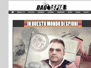 Screenshot sito: DagoSpia