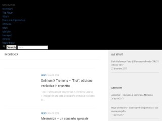 Screenshot sito: Metalloitaliano.it