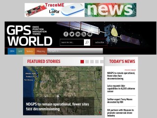 Screenshot sito: GPS World
