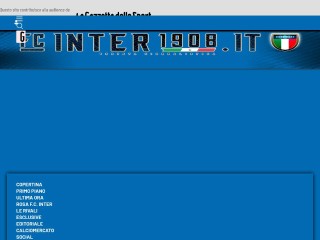 Screenshot sito: FCinter1908.it