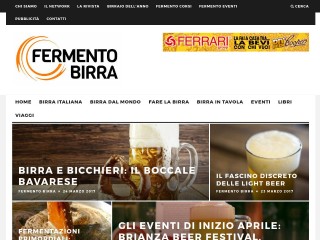 Screenshot sito: Fermentobirra.com