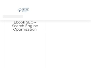 Screenshot sito: Ebook SEO