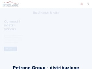 Screenshot sito: Petrone Group