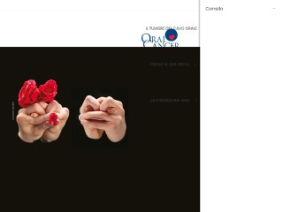 Screenshot sito: Oral Cancer Day
